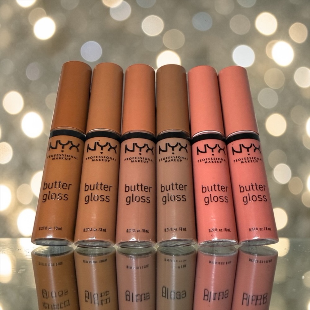 🤎🩷NYX🤎🩷6-Piece Butter Gloss Lip Gloss Set/NIP